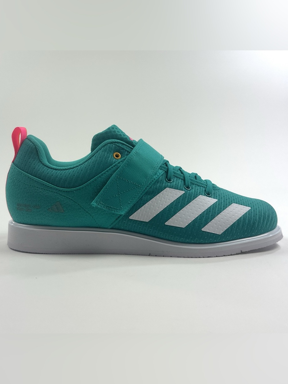 Adidas Powerlift 5 Mens Teal White Training Lifting Shoes Gym Athletic JP9877